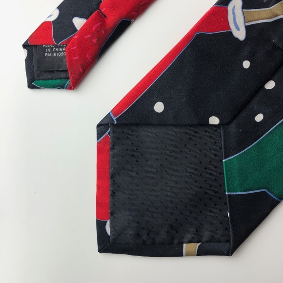 EUC Christmas Reindeer Jingle Bells Neck Tie - Picture 4 of 4